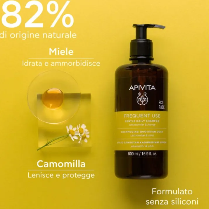 Frequent Use Gentle Daily Shampoo Apivita 500ml