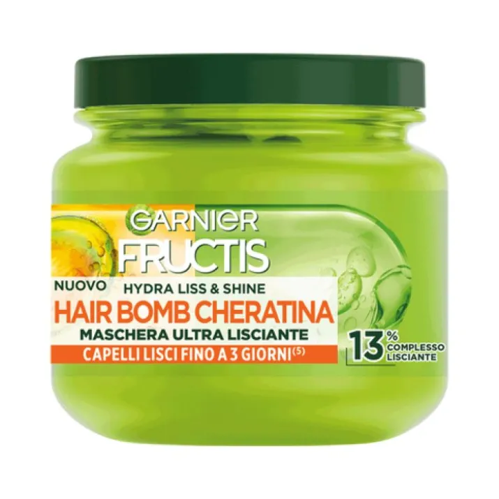Fructis Hydra Liss & Shine Hydra Bomb Cheratina Garnier 320ml