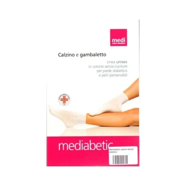 Gambaletto Bianco Tg.S (35-38) Mediabet Medi 5000