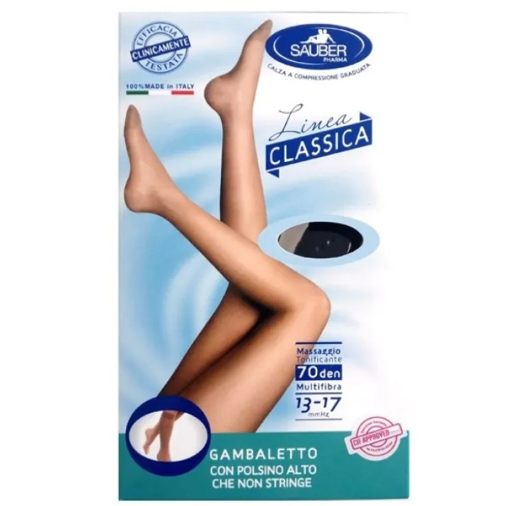 Gambaletto 70D Linea Classica Nero 4 Sauber Pharma 1 Paio