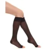 Gambaletto 70D Punta Aperta Nero 5 Modasana® 1 Paio