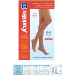Gambaletto 70 Open ScudoTex Nero Taglia 2