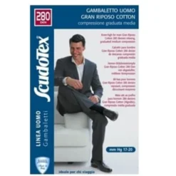 Gambaletto Uomo Gran Riposo Cotton Scudovaris Blu Taglia 6