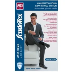 Gambaletto Uomo Gran Riposo Cotton Blu Tg.6 Scudotex