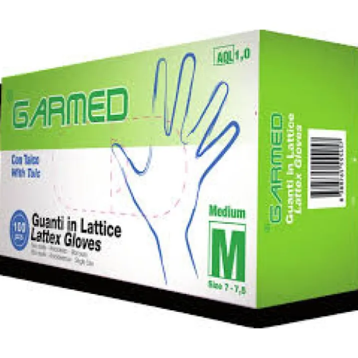 Garmed Guanto In Lattice Con Talco M