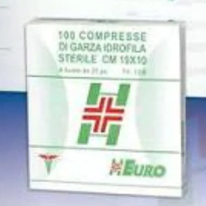Garza Sterile 10x0cm CuraMed 100 Pezzi