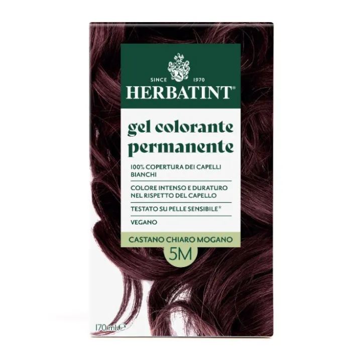 Gel Colorante 5M Castano Chiaro Mogano Herbatint