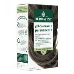 Gel Colorante Permanente 6C Biondo Scuro Cenere Herbatint 170ml
