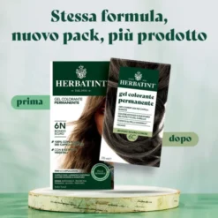 Gel Colorante Permanente 6C Biondo Scuro Cenere Herbatint 170ml