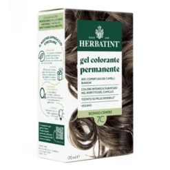 Gel Colorante Permanente 7C Biondo Cenere Herbatint 170ml