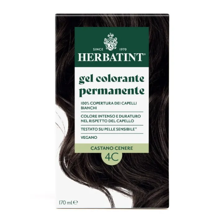 Gel Colorante Permanente 4C Castano Cenere Herbatint