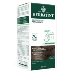 Gel Colorante Permanente 7C 3 Dosi Herbatint 300ml