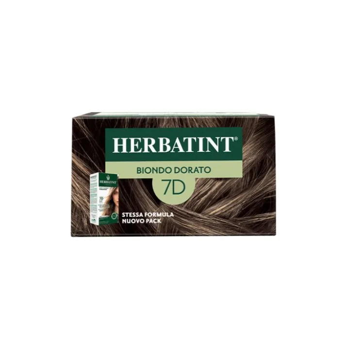 Gel Colorante Permanente 7D Biondo Dorato Herbatint 170ml