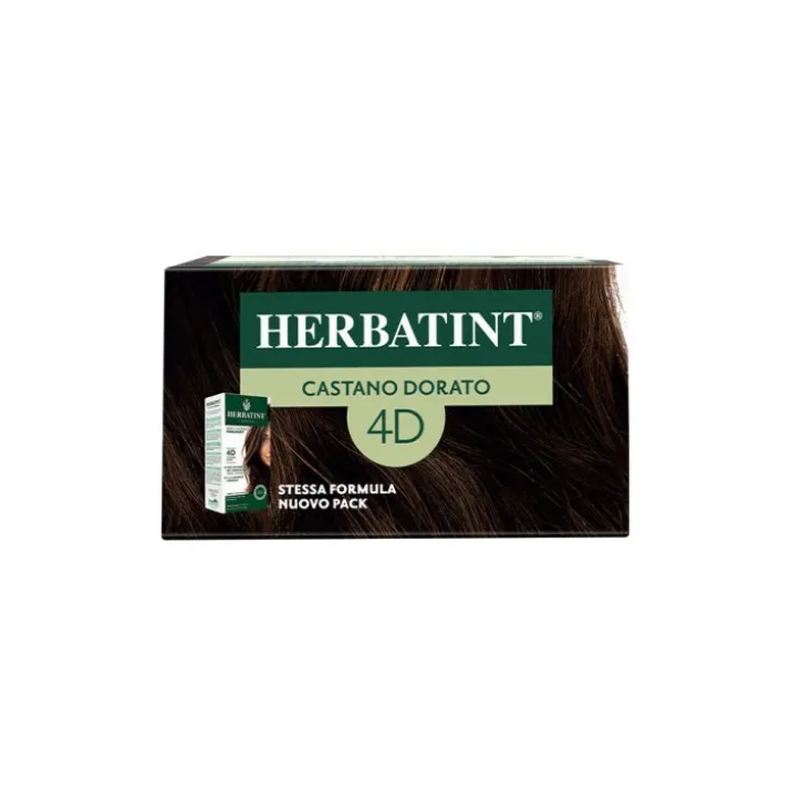 Gel Colorante Permanente 4D Castano Dorato Herbatint 170ml