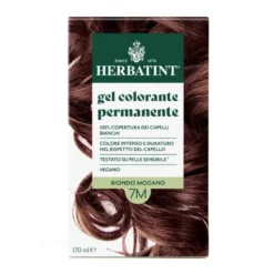 Gel Colorante Permanente 7M Biondo Mogano HERBATINT® 170ml