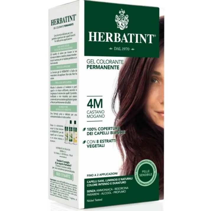 Gel Colorante Permanente 4M Herbatint 150ml