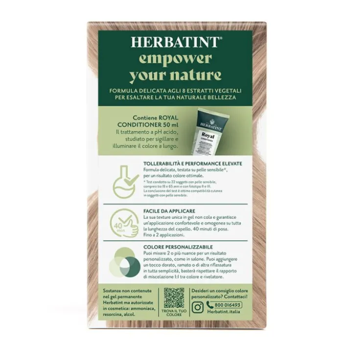 Gel Colorante Permanente 8N Biondo Chiaro Herbatint 170ml