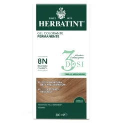Gel Colorante Permanente 8N 3 Dosi Herbatint 300ml