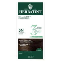 Gel Colorante Permanente 5N 3 Dosi Herbatint 300ml