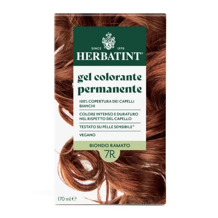 Gel Colorante Permanente 7R Biondo Ramato Herbatint 170ml
