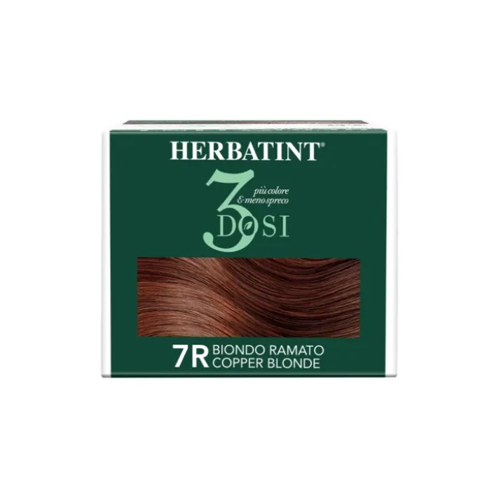 Gel Colorante Permanente 7R 3 Dosi Herbatint 300ml