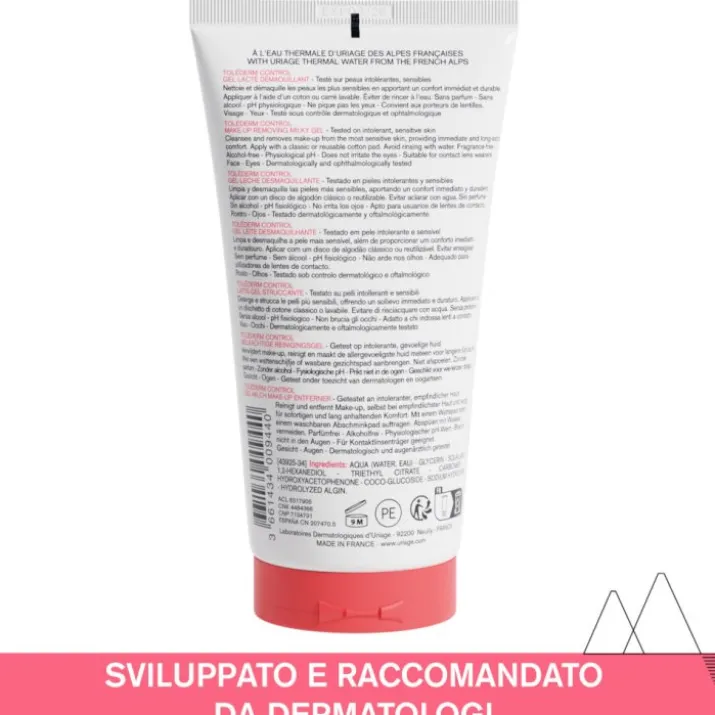 Gel Detergente Latteo Toléderm Control Uriage 150ml