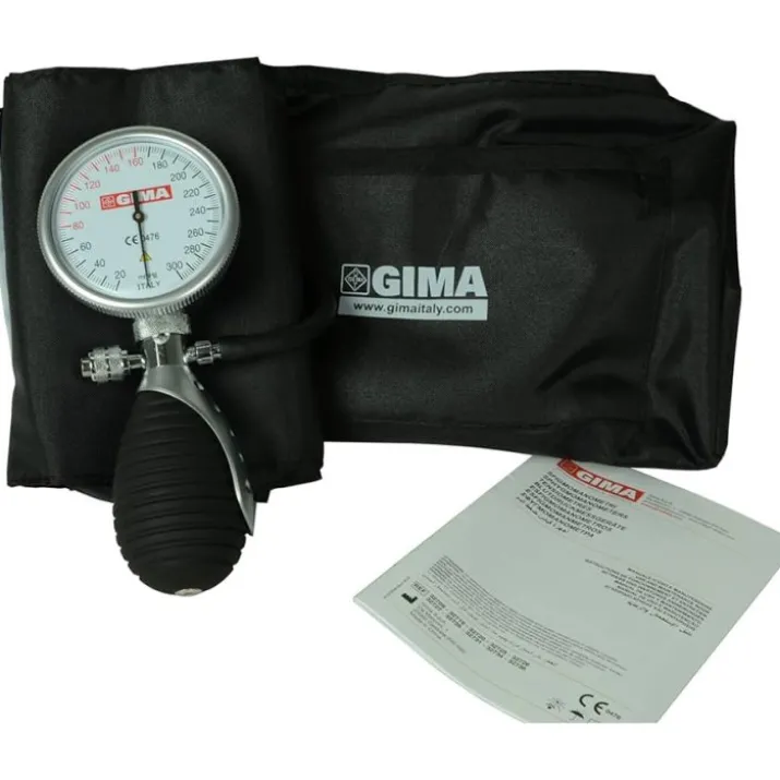 Gima Bracciale Sfigmomanometro Adulto 22-30cm Nero