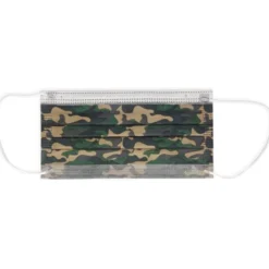 GiSafe Mascherina Chirurgica IIR Adulti Militare GIMA 10 Pezzi