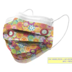 GiSafe Mascherina Chirurgica IIR Adulti Colors GIMA 10 Pezzi