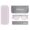 Glasses Rose Pearl +2,5 Popme