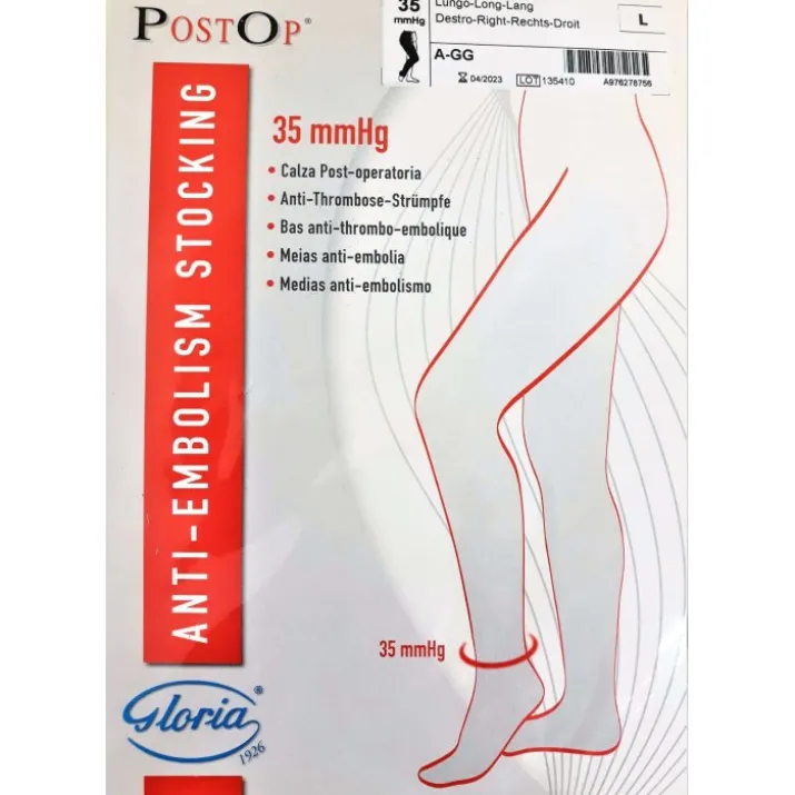 Gloriamed Monocollant Medico Antitrombo DX Lungo 1 Pezzo