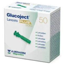 Glucoject Lancets PLUS 33G A.Menarini Diagnostics 50 Lancette
