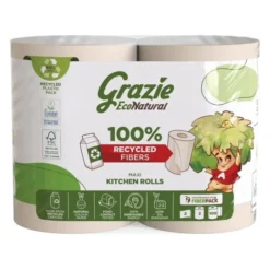 Grazie Natural Asciugatutto Maxi - 2 Rotoli