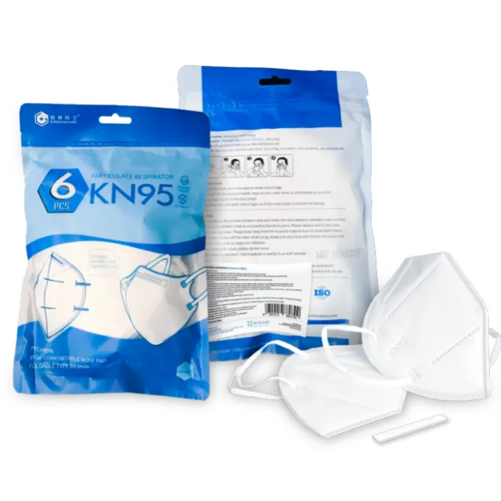 Greencare KN95 Mascherina Adulti 6 Pezzi