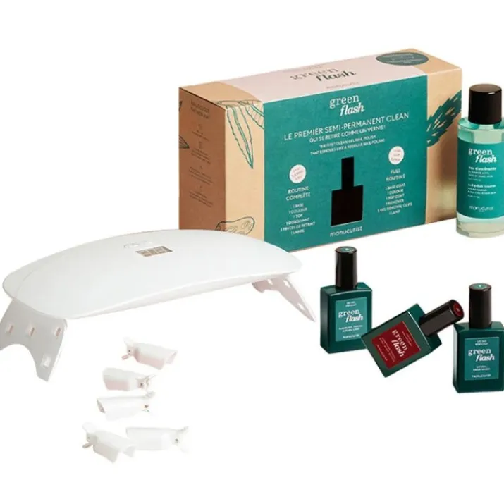 Green Flash™ Starter Kits Colore Poppy Red Manucurist Cofanetto