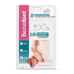 Guanti Piedi Esfolianti + Crema Idratante Benefeet 2 Guanti + 1 Crema