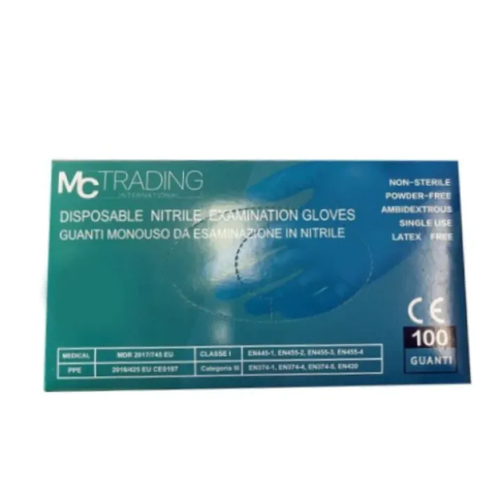 Guanto Monouso Da Esaminazione In Nitrile L MC Trading 100 Pezzi