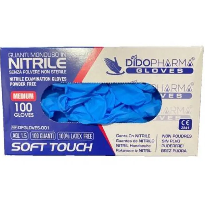 GUANTO NITRILE MONOUSO M DIDOPHARMA® 100 Pezzi