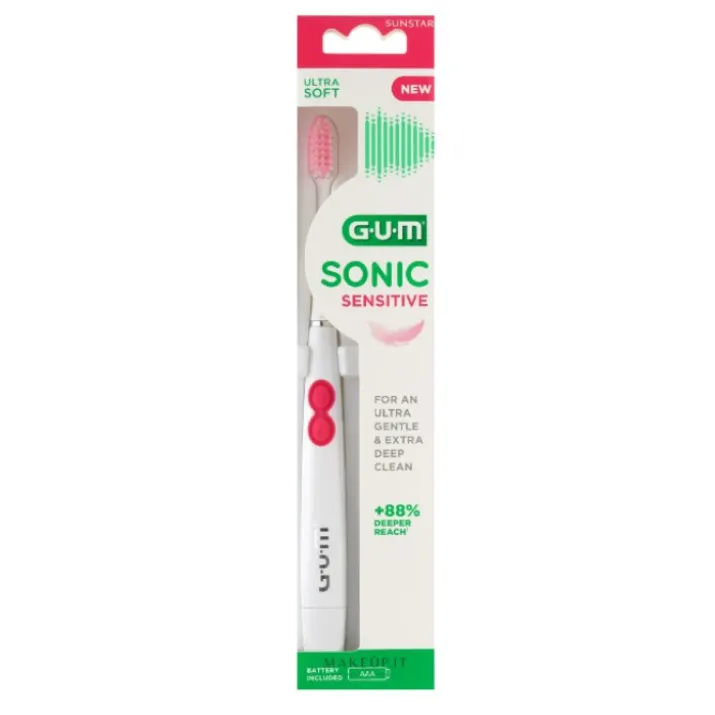 GUM® SONIC SENSITIVE Spazzolino Batteria