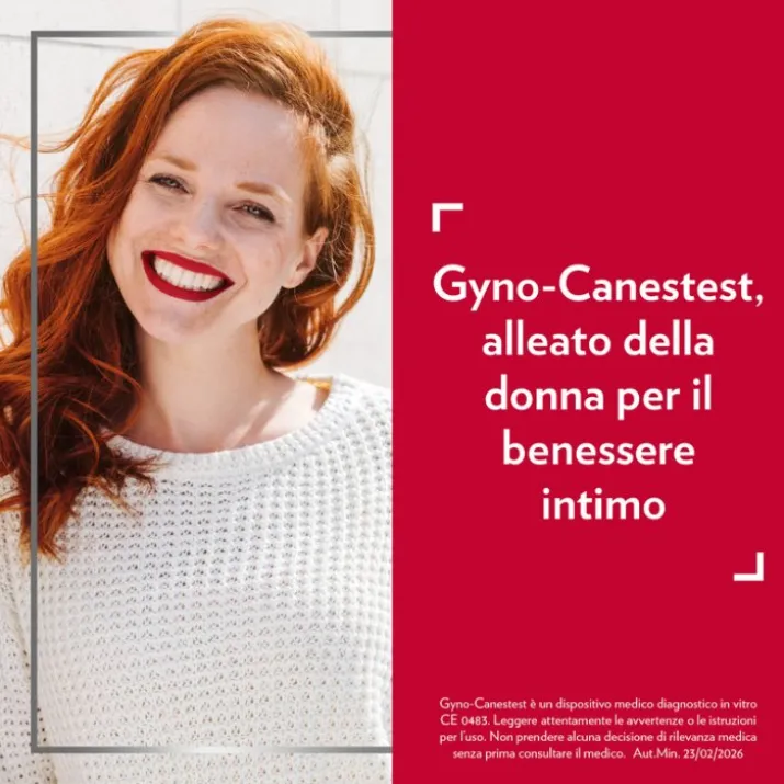 Gyno-Canestest Autotest Vaginale 1 Tampone Per Autodiagnosi Infezioni