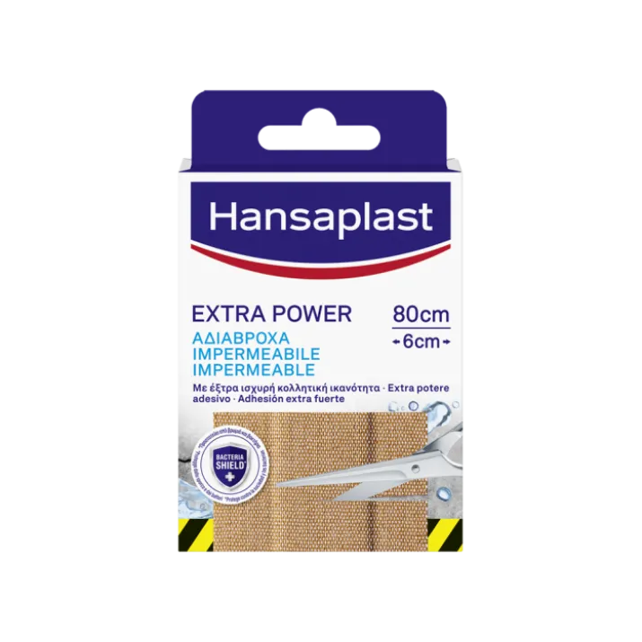 Hansaplast Extra Power 80x6cm 8 Strisce