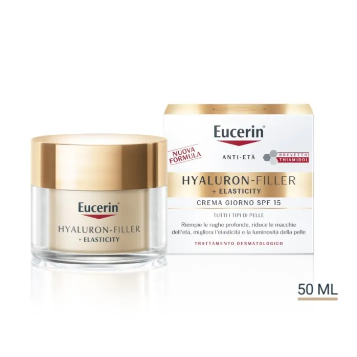 Hyaluron-Filler + Elasticity Giorno Spf 15 Eucerin 50ml