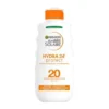 Hydra 24H Latte SPF20 Garnier Ambre Solaire 200ml