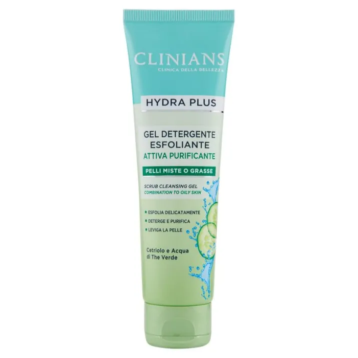 Hydra Plus Gel Detergente Esfoliante Clinians 150ml