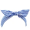 IB ACC CERCHIETTO RIGHE BLU