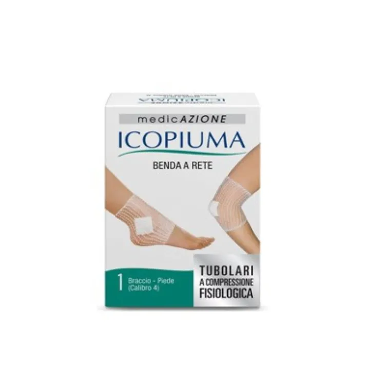 Icopiuma Benda A Rete A Compressione Fisiologica - Braccio Piede Calibro 4