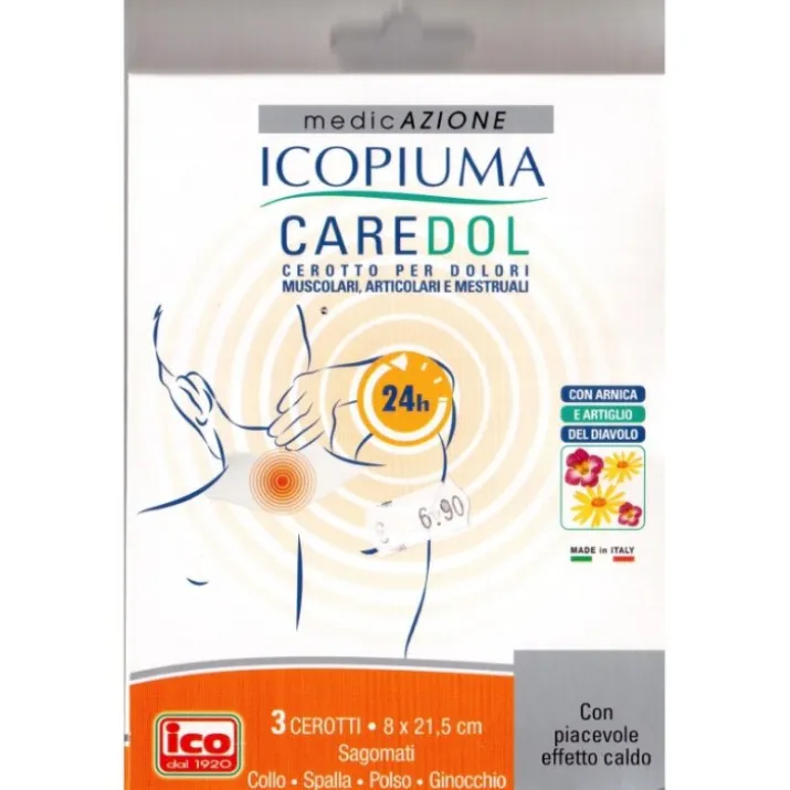 ICOPIUMA CAREDOL Collo/Spalla 3 Cerotti 8X21,5cm