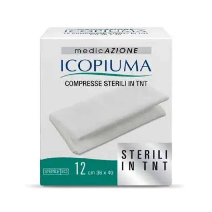 Icopiuma Compresse Sterili In TNT 36x40cm 12Pezzi