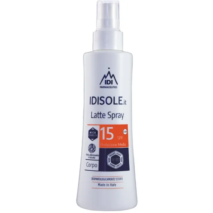 Idisole-it Spf15 Tatuaggi Corpo Spray 200ml
