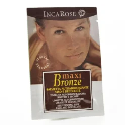 IncaRose Maxi Bronze Salvietta Autoabbronzante Viso E Decolletè Monouso 10ml